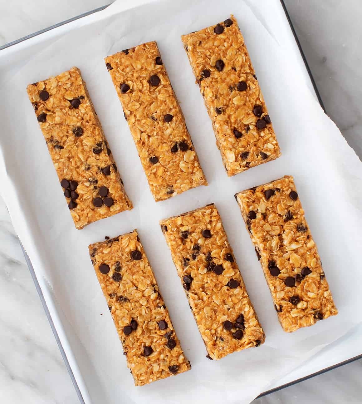 granola bars sliced