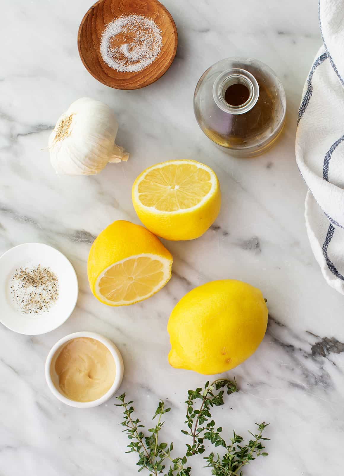 Lemon Vinaigrette Recipe Ingredients