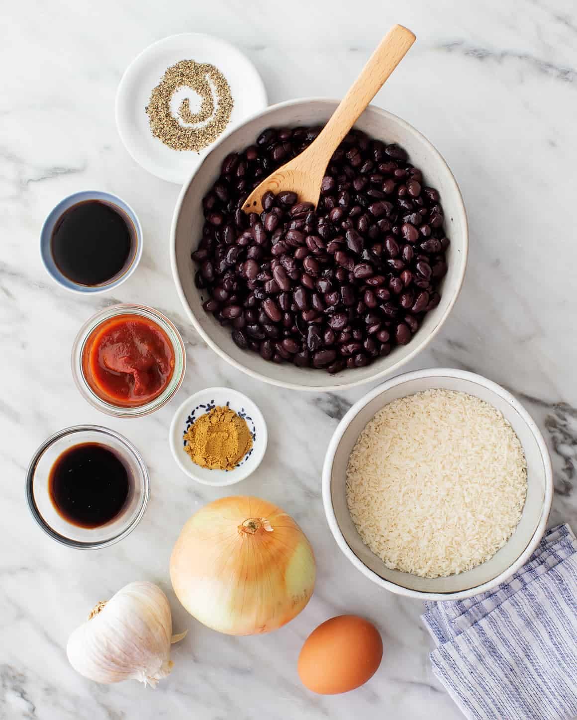 Black bean burger recipe ingredients