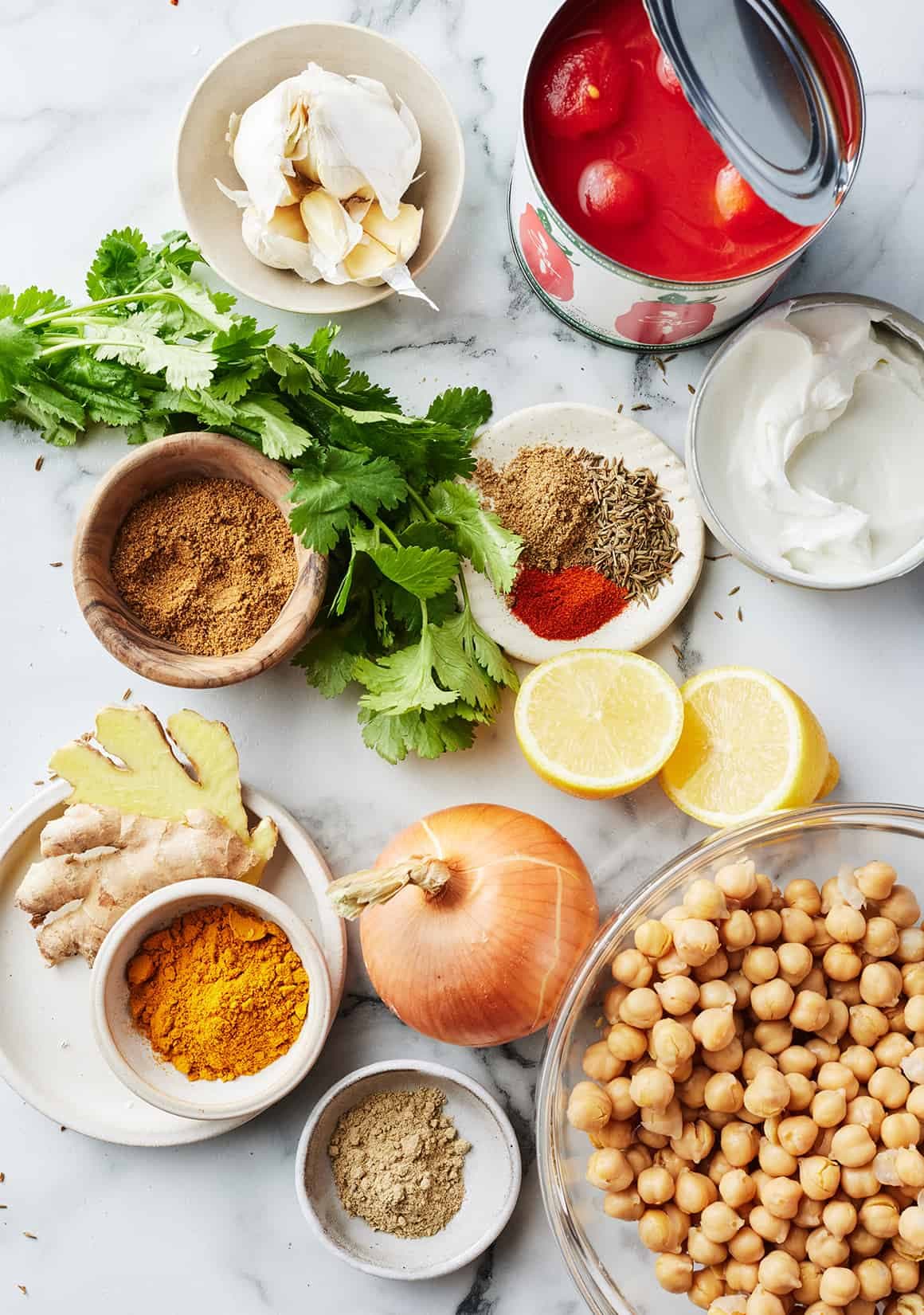 Chana masala recipe ingredients