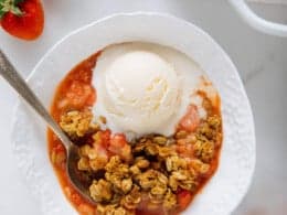 Strawberry Rhubarb Crisp
