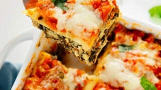 Spinach Artichoke Lasagna