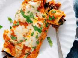 Veggie Black Bean Enchiladas