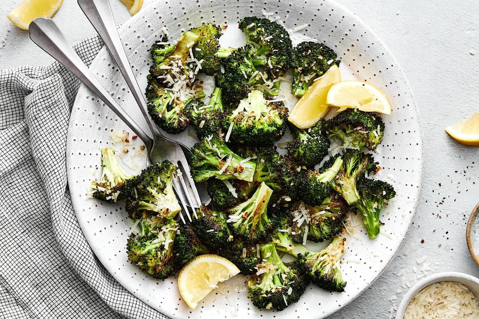 Roasted Broccoli (Garlic & Parmesan)