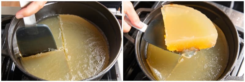 Cut into small pieces and discard them in the trash.