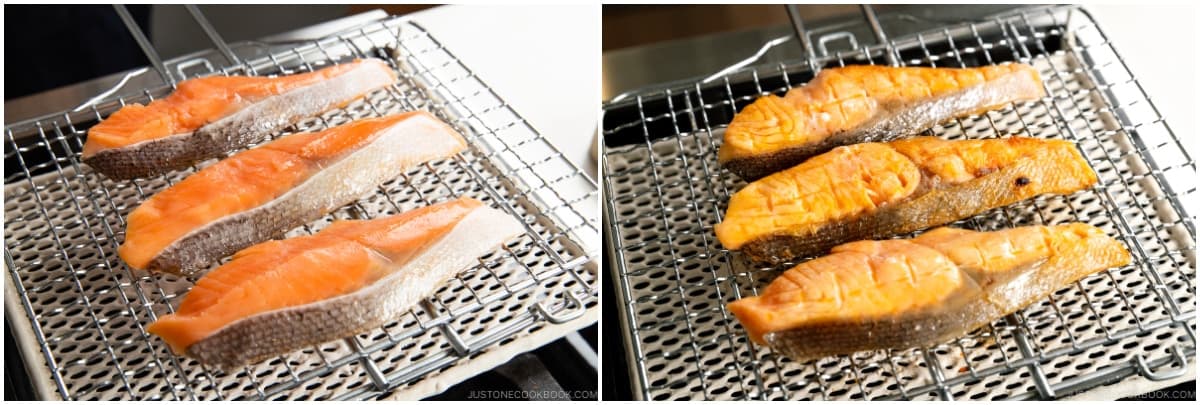 If you prefer, cook the fillets on a wire fish grill on medium heat over a stovetop or direct fire. Cook about 5 minutes on each side, until well done (more dry and flaky).