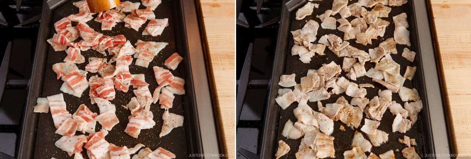 Stir-fry until the meat is no longer pink.