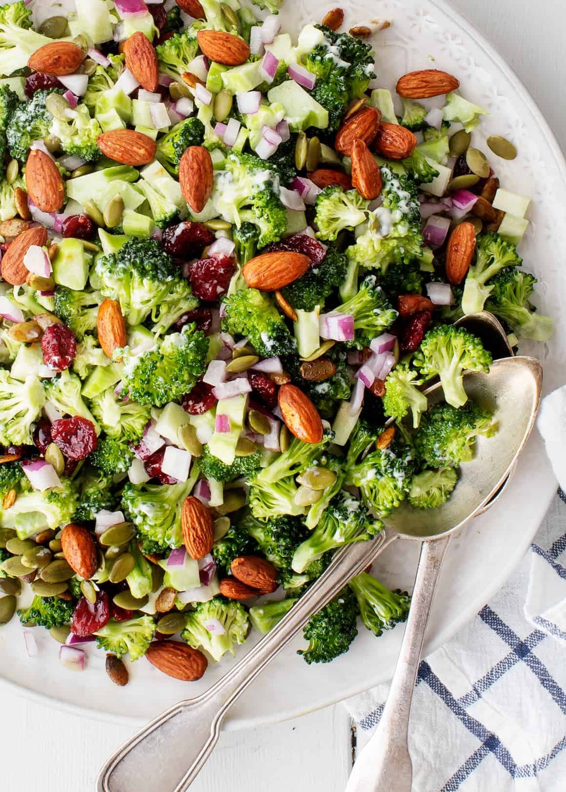 Best Broccoli Salad on a plate