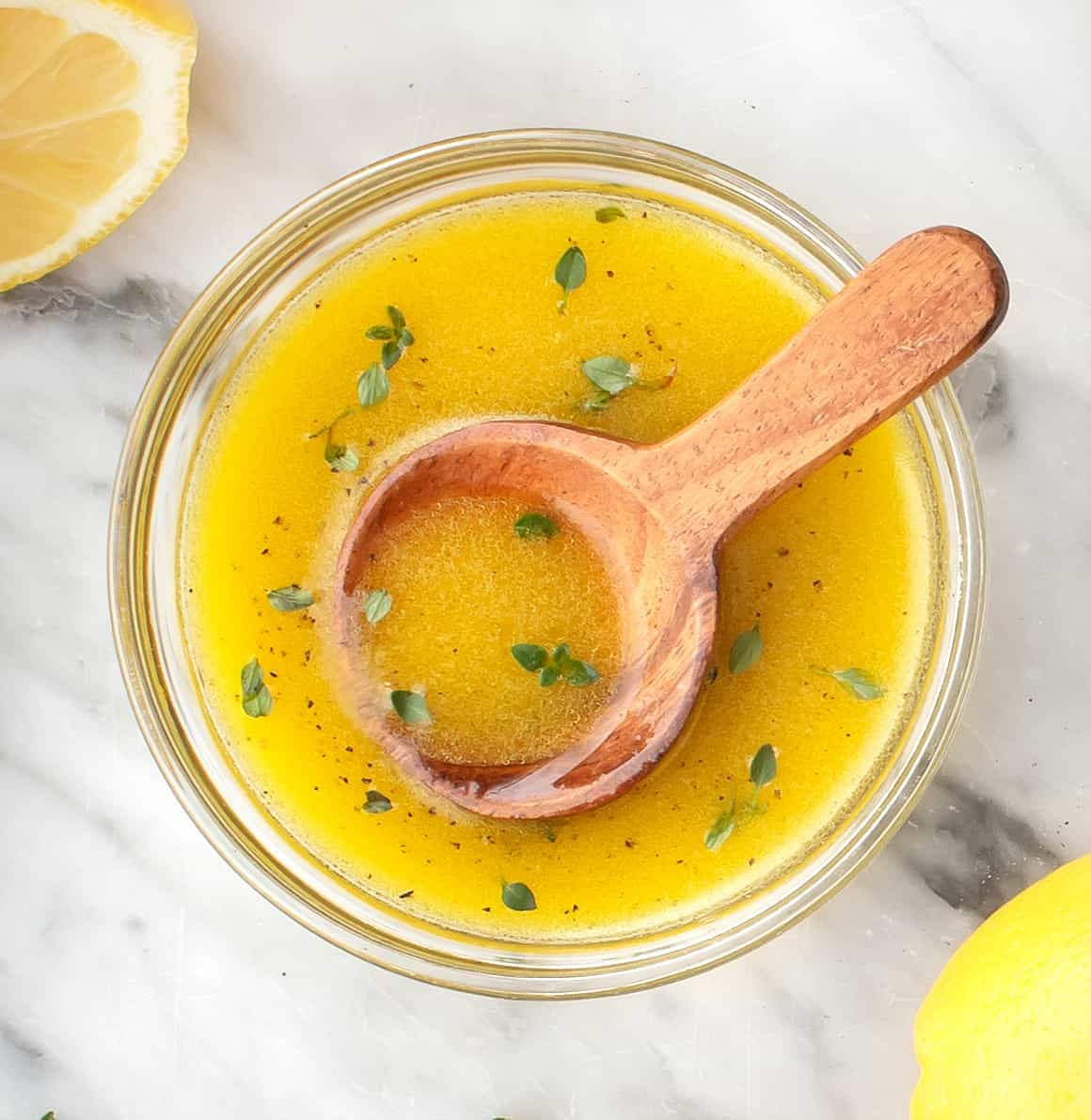 Lemon salad dressing