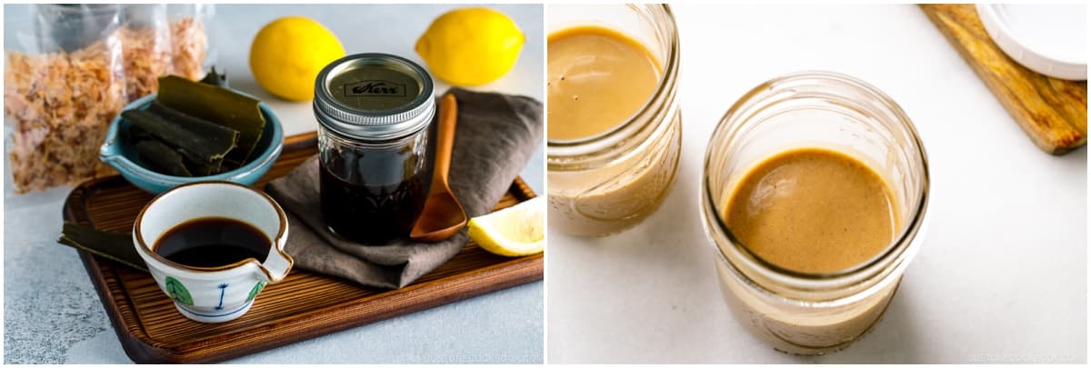 You can make my Homemade Ponzu Sauce and Homemade Sesame Sauce from scratch ahead of time. You can also purchase these sauces at Japanese grocery stores.