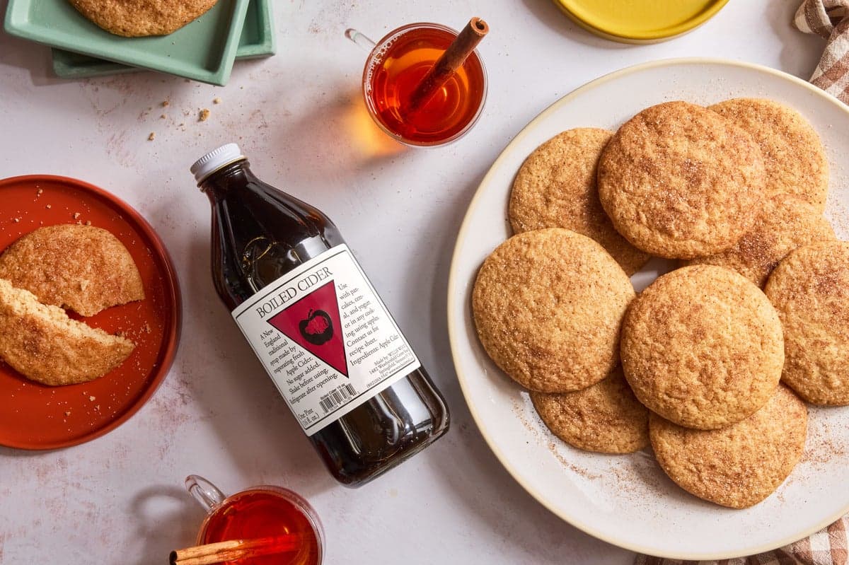 Apple Cider Snickerdoodles